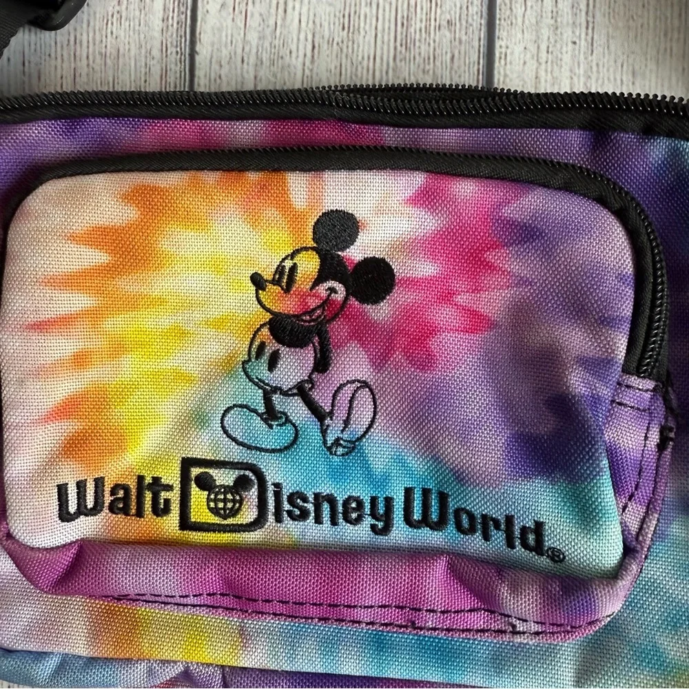 WALT DISNEY WORLD Mickey Mouse Tie Dyed Fanny Pack - Picture 2 of 8